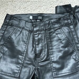 Kut from the Kloth Black Leather Pants